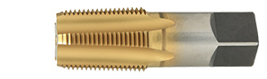 Type 30-AGN TiN Coated Regular Taper Pipe Taps
